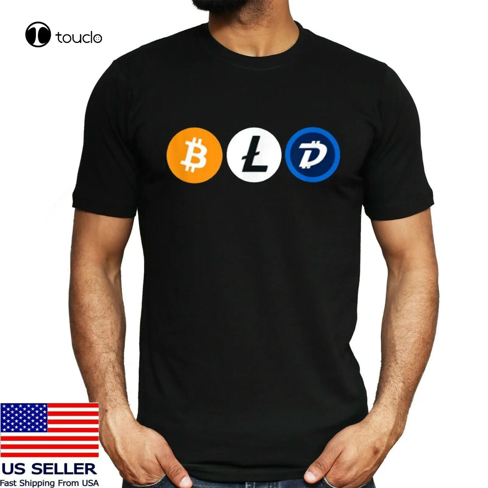 Bitcoin Litecoin  Digibyte  t  ư   S-3Xl ϼ Ƽ    aldult Teen Unisex